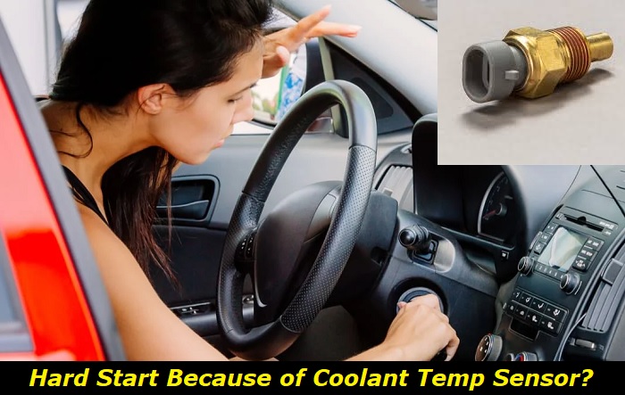 hard start coolant temperature sensor